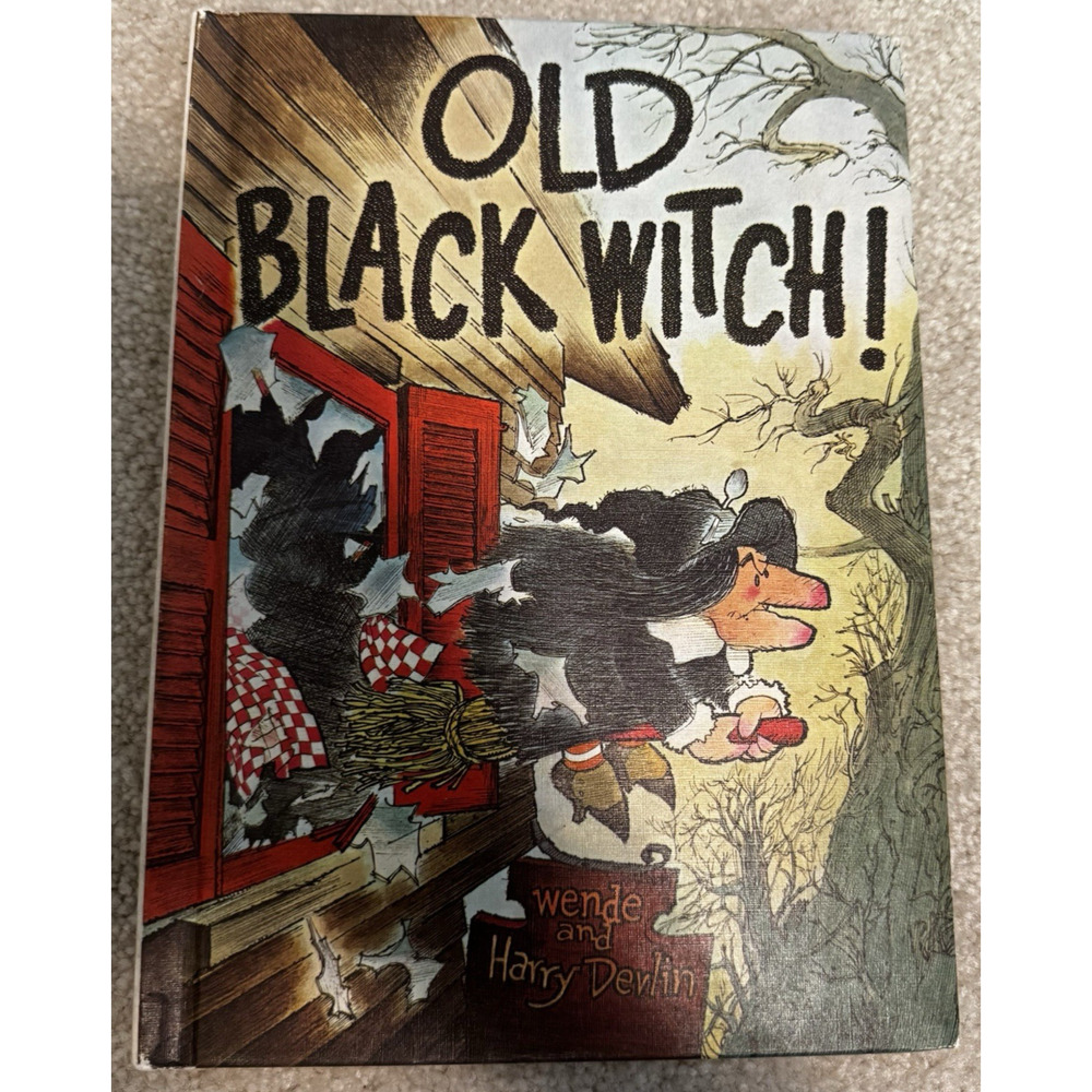 OLD BLACK WITCH! Wende and Harry Devlin 1966 Parents Magazine Press Book VG